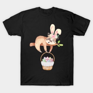 Cute Easter Sloth T-Shirt